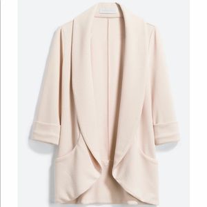 French Mauve Tunic Blazer